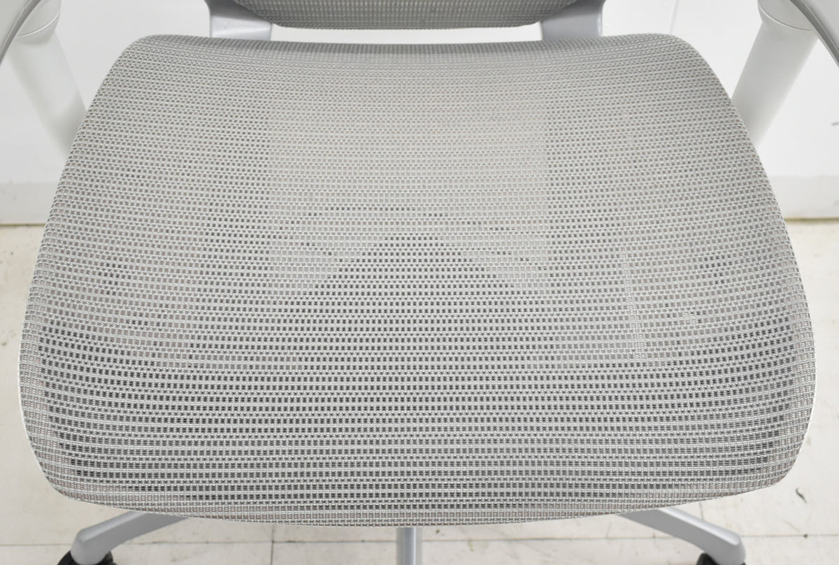 【中古】オカムラ　バロン　ハイバック　可動肘　ハンガー　2019年製　グレー　2025120207【中古オフィス家具】