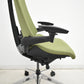 【中古】イトーキ　アクトチェア　４Ｄリンクアーム　ランバーサポート　ポリッシュ　2020年製　グリーン　2025120406【中古オフィス家具】