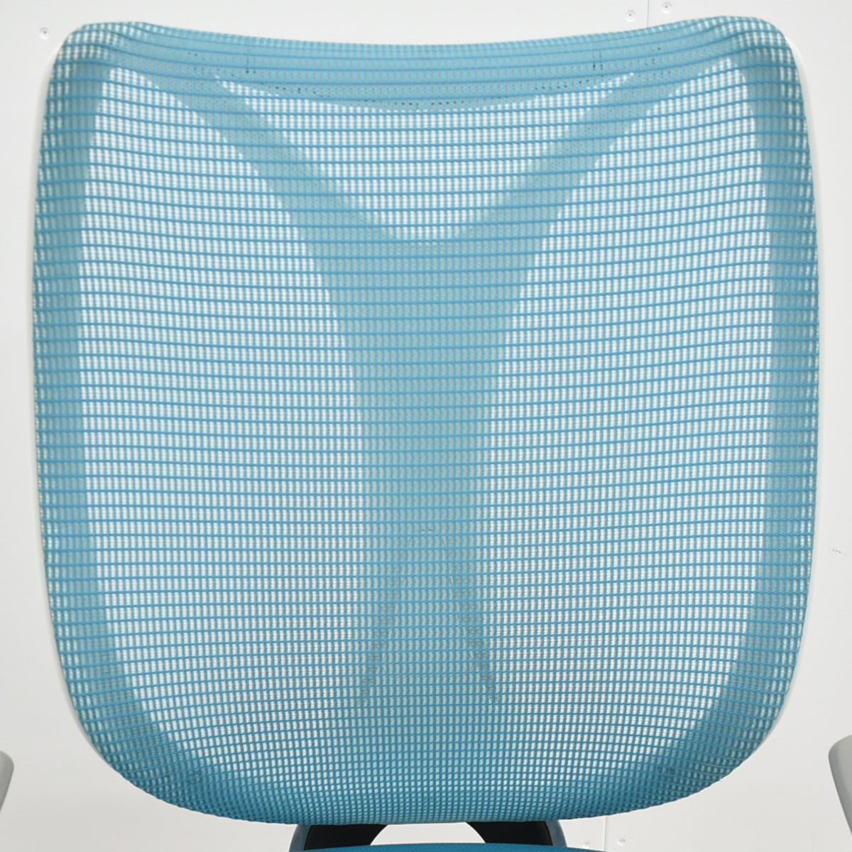 【中古】オカムラ　サブリナ　スタンダード　固定肘　ポリッシュ　前傾機能　ブルーグリーン　2025120501【中古オフィス家具】