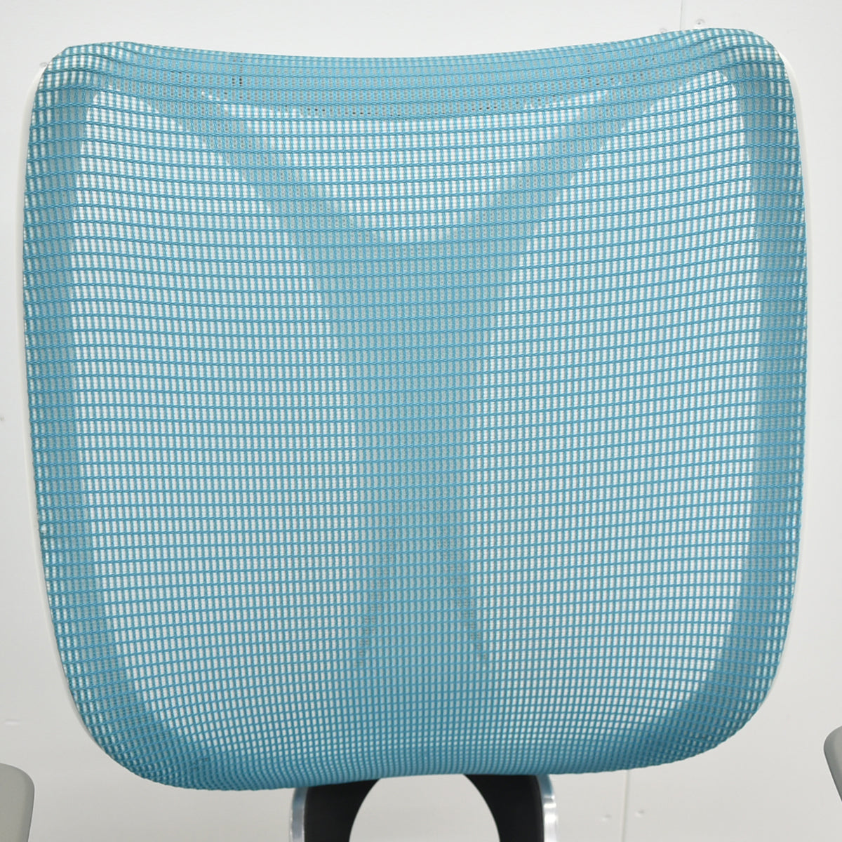 【中古】オカムラ　サブリナ　スタンダード　固定肘　ポリッシュ　前傾機能　ブルーグリーン　2025120502【中古オフィス家具】