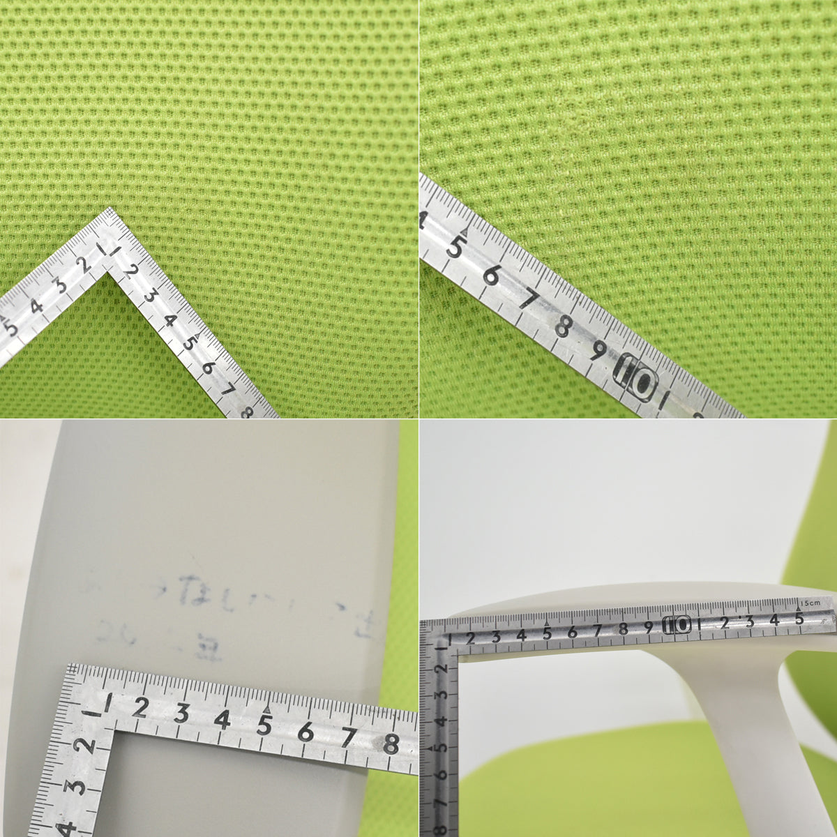 【中古】オカムラ　シルフィー　ハイバック　固定肘　バックカーブアジャスト　前傾機能　グリーン　2025120602【中古オフィス家具】