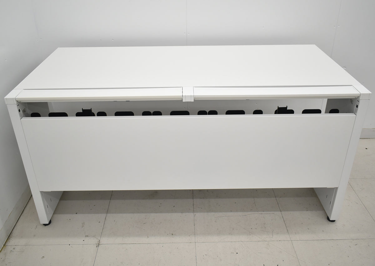 【中古】コクヨ　ISシリーズ　平デスク　幅1500　ホワイト　2019年製　2025120802【中古オフィス家具】