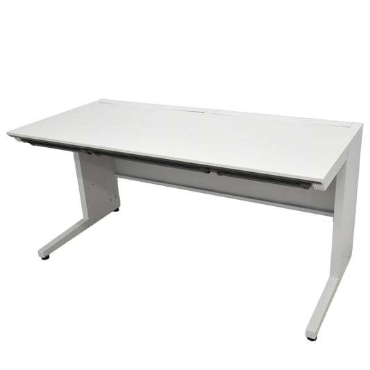 【中古】コクヨ　ISシリーズ　平デスク　幅1500　ホワイト　2019年製　2025120802【中古オフィス家具】