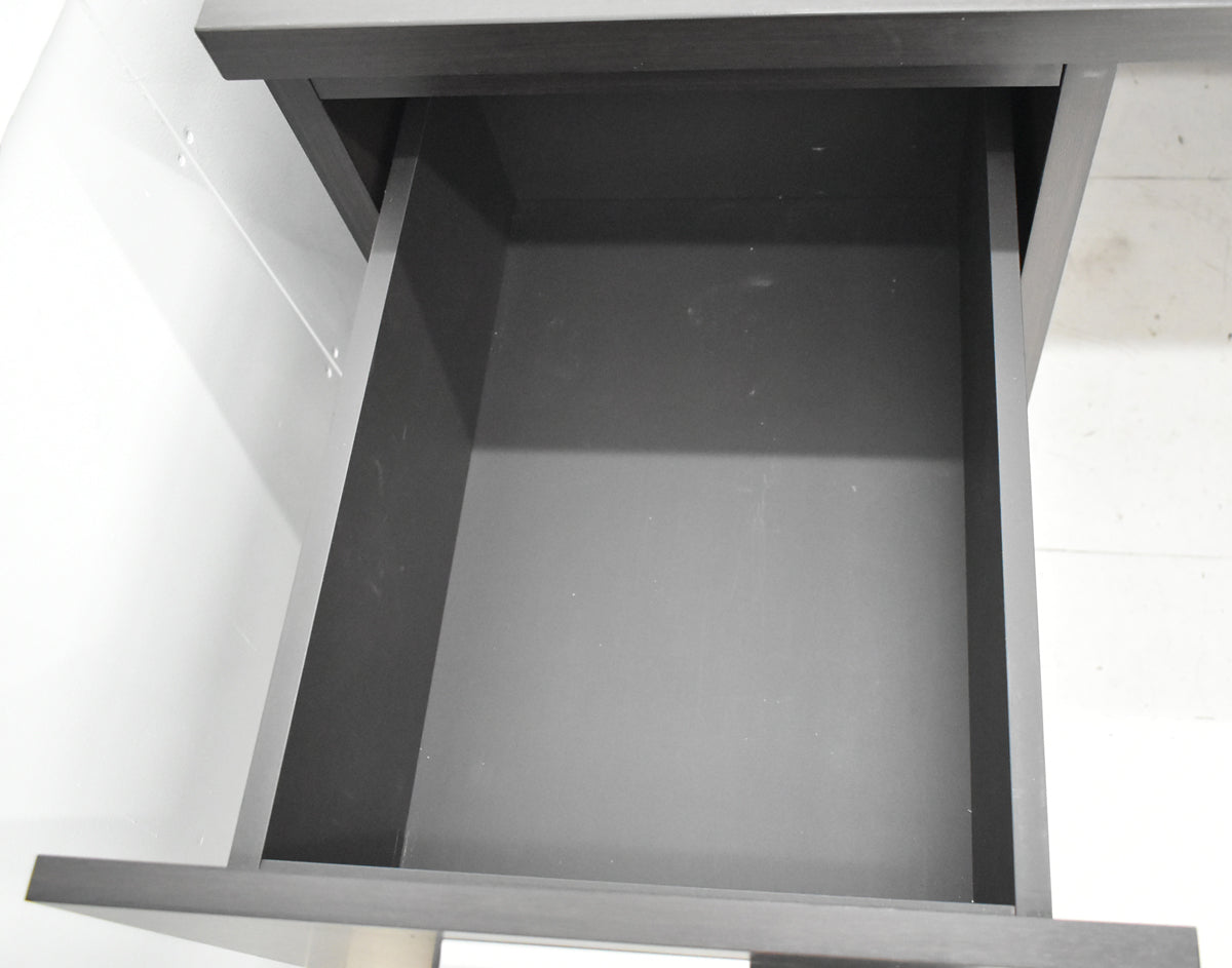 【中古】コクヨ　マネージメントS370シリーズ　役員用両袖デスク　2021年製　W1800　ウェンジブラウン　2025120803【中古オフィス家具】