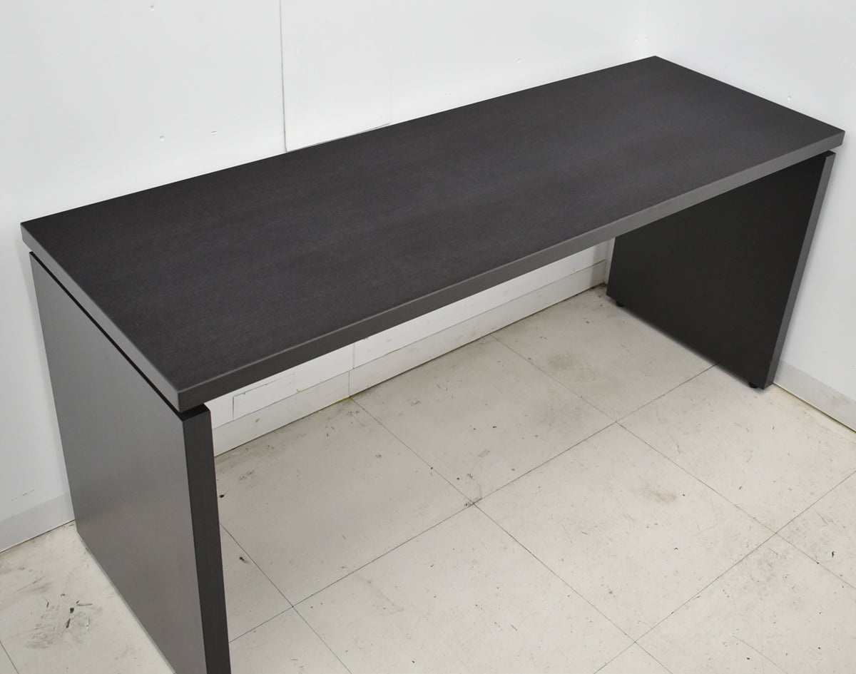 【中古】コクヨ　マネージメントS370シリーズ　サイドテーブル　幅1600　ウェンジブラウン　2025120804【中古オフィス家具】