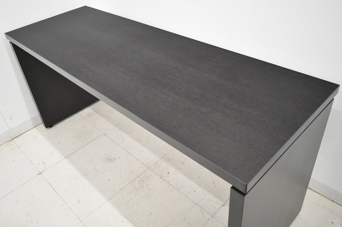 【中古】コクヨ　マネージメントS370シリーズ　サイドテーブル　幅1600　ウェンジブラウン　2025120804【中古オフィス家具】