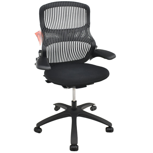 【中古】Knoll　ジェネレーション　可動肘（ハイパフォーマンス肘）ブラック脚　ブラック　2025121002【中古オフィス家具】