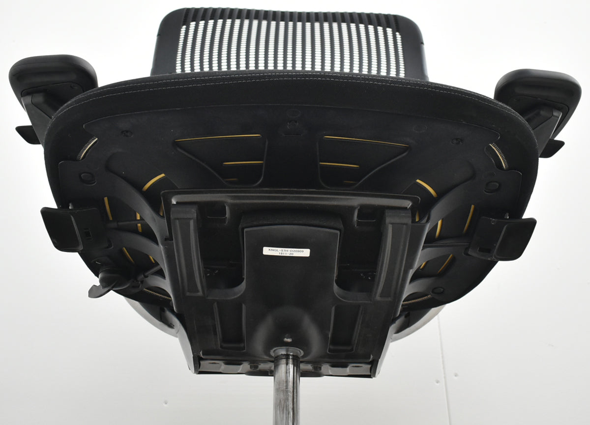 【中古】Knoll　ジェネレーション　可動肘（ハイパフォーマンス肘）ブラック脚　ブラック　2025121003【中古オフィス家具】