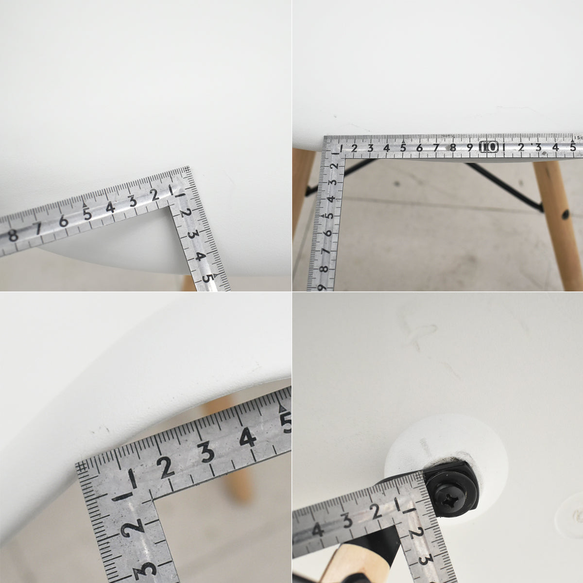 【中古】ハーマンミラー　イームズシェルアームチェア　DAW　ウッドベース　ホワイト　2025121101【中古オフィス家具】