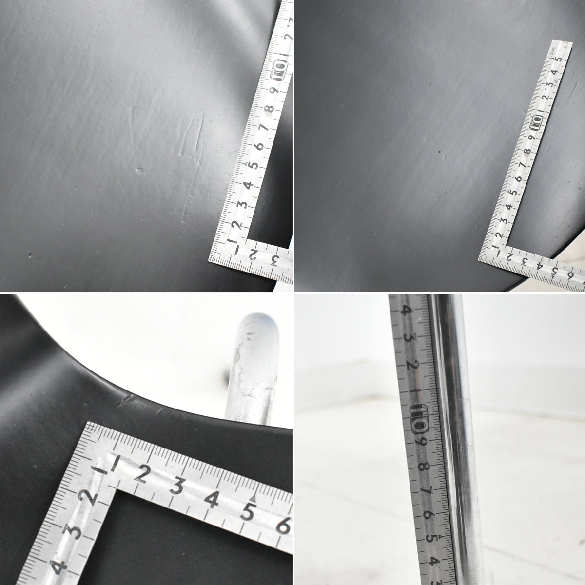 【中古】フリッツハンセン　アントチェア　幅480　ブラック　2025121601【中古オフィス家具】