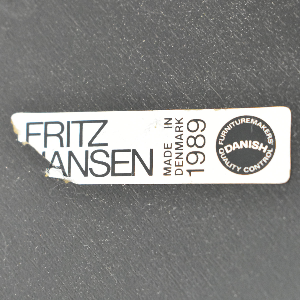 【中古】フリッツハンセン　アントチェア　幅480　ブラック　2025121601【中古オフィス家具】