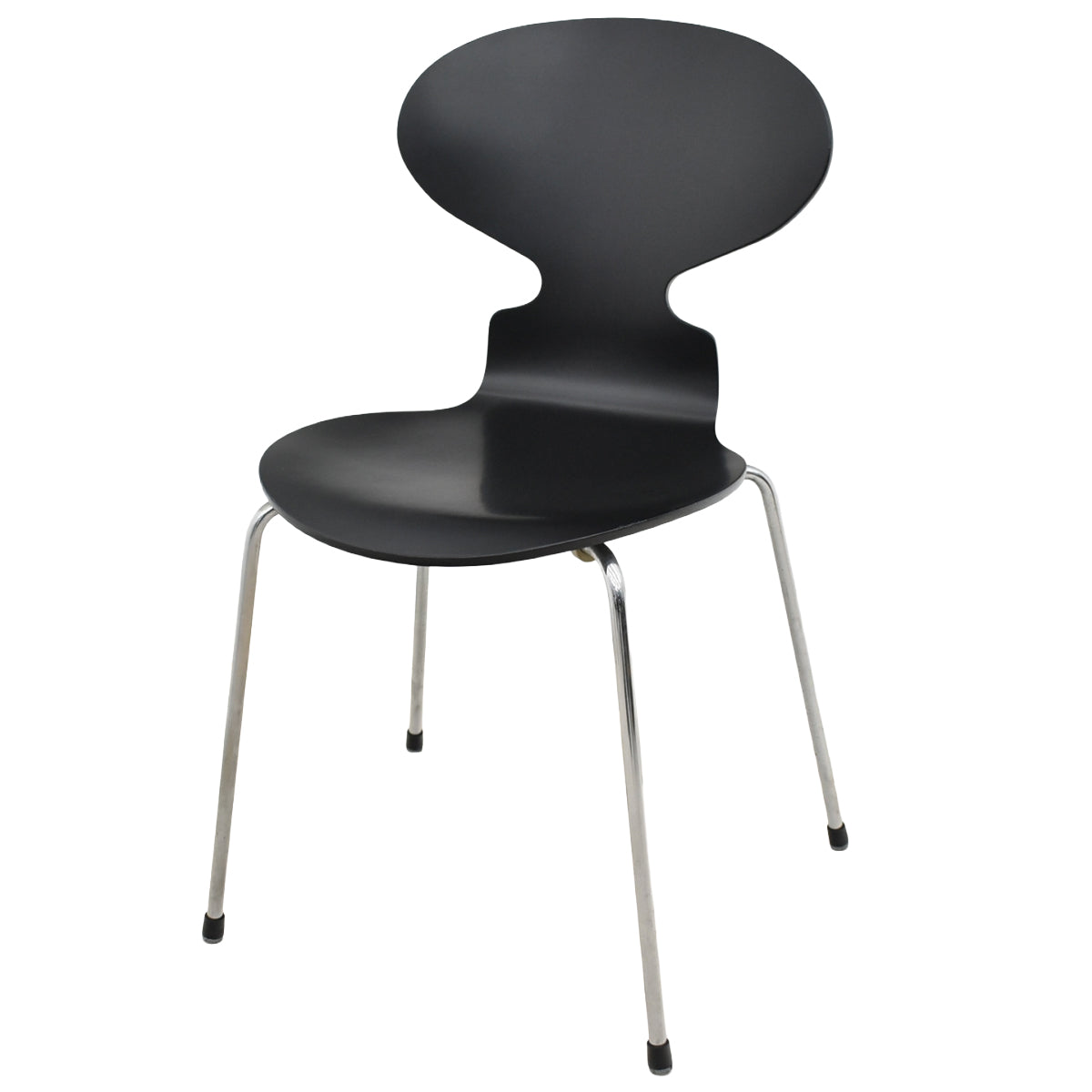 【中古】フリッツハンセン　アントチェア　幅480　ブラック　2025121601【中古オフィス家具】