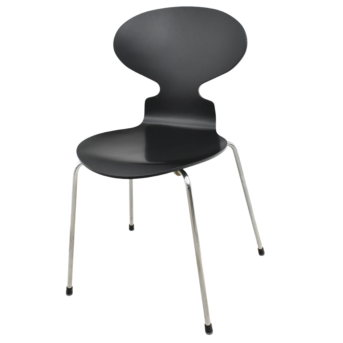 【中古】フリッツハンセン　アントチェア　幅480　ブラック　2025121602【中古オフィス家具】