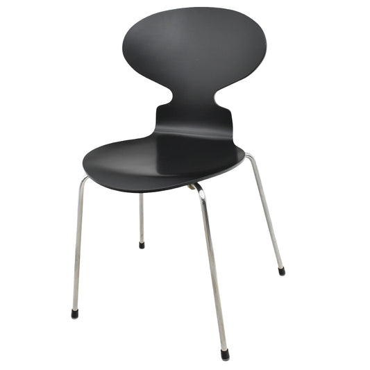 【中古】フリッツハンセン　アントチェア　幅480　ブラック　2025121602【中古オフィス家具】