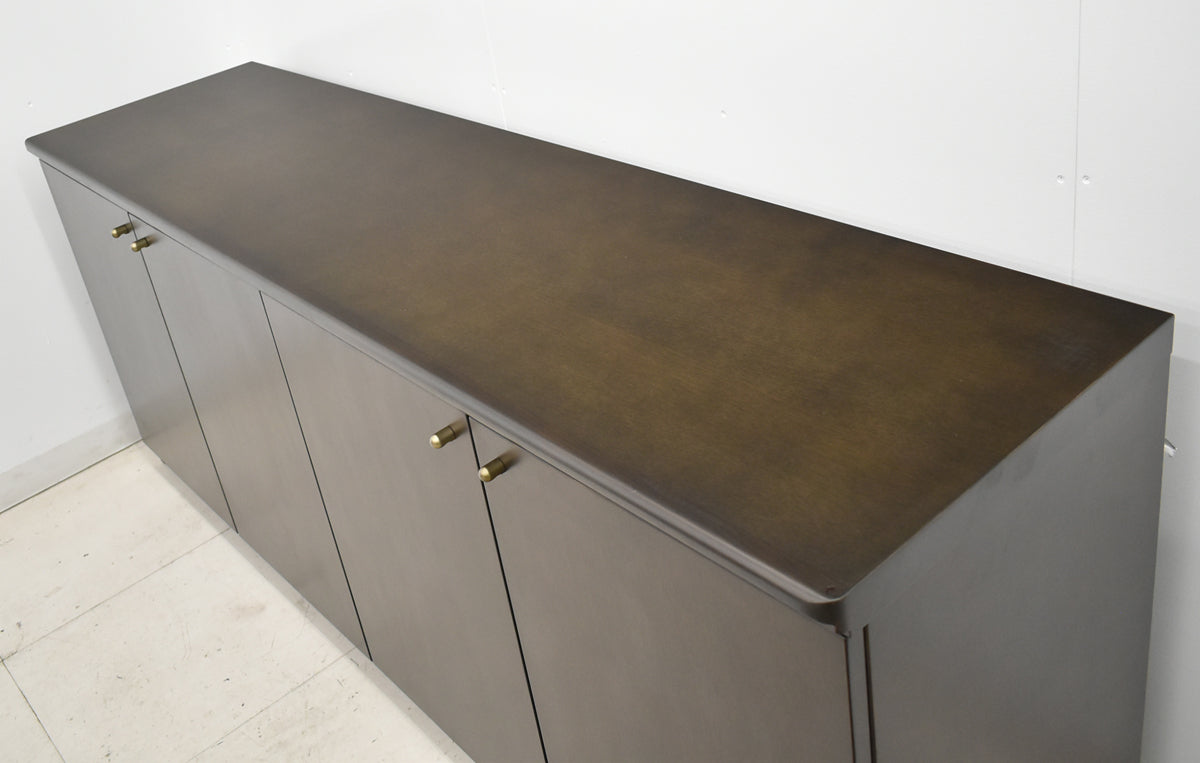 【中古】オカムラ　EX-36　クレデンザ　サイドボード　幅1800　ウォールナット　2025121605【中古オフィス家具】