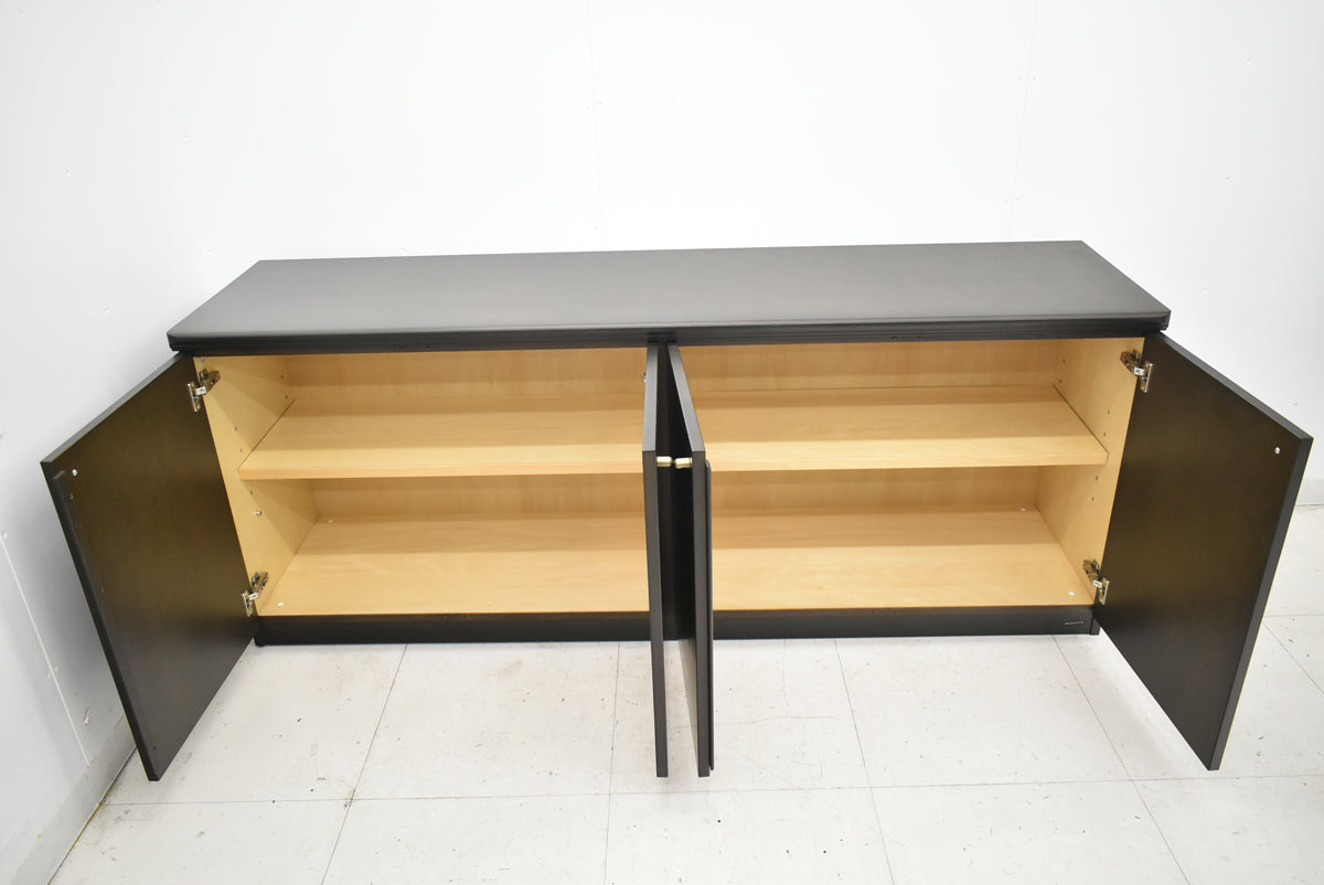 【中古】オカムラ　EX-36　クレデンザ　サイドボード　幅1800　ウォールナット　2025121605【中古オフィス家具】