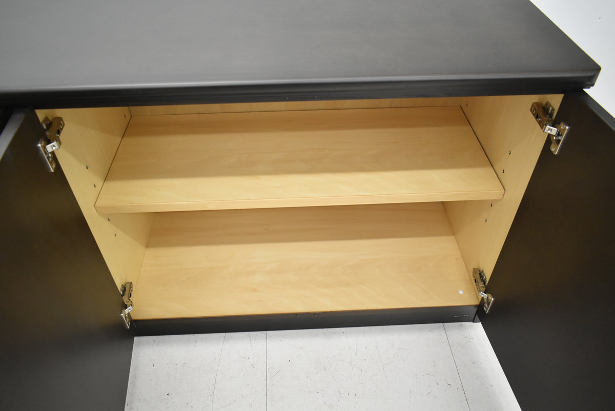 【中古】オカムラ　EX-36　クレデンザ　サイドボード　幅1800　ウォールナット　2025121605【中古オフィス家具】