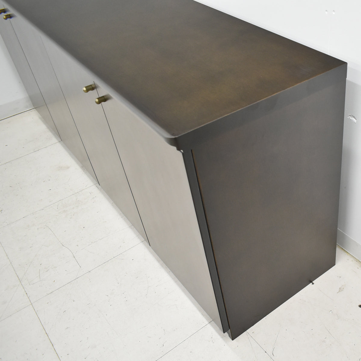 【中古】オカムラ　EX-36　クレデンザ　サイドボード　幅1800　ウォールナット　2025121605【中古オフィス家具】