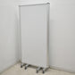 【中古】メーカー不明　３連パーテーション　ホワイトボードスクリーン　キャスター付　ホワイト　幅2700　2025121702【中古オフィス家具】