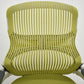 【中古】Knoll　ジェネレーション　可動肘（ハイパフォーマンス肘）ポリッシュ脚　グリーン　2025121704【中古オフィス家具】