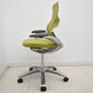 【中古】Knoll　ジェネレーション　可動肘（ハイパフォーマンス肘）ポリッシュ脚　グリーン　2025121704【中古オフィス家具】