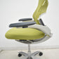 【中古】Knoll　ジェネレーション　可動肘（ハイパフォーマンス肘）ポリッシュ脚　グリーン　2025121704【中古オフィス家具】