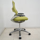 【中古】Knoll　ジェネレーション　可動肘（ハイパフォーマンス肘）ポリッシュ脚　グリーン　2025121704【中古オフィス家具】