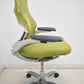 【中古】Knoll　ジェネレーション　可動肘（ハイパフォーマンス肘）ポリッシュ脚　グリーン　2025121704【中古オフィス家具】