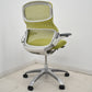【中古】Knoll　ジェネレーション　可動肘（ハイパフォーマンス肘）ポリッシュ脚　グリーン　2025121704【中古オフィス家具】