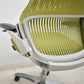 【中古】Knoll　ジェネレーション　可動肘（ハイパフォーマンス肘）ポリッシュ脚　グリーン　2025121704【中古オフィス家具】