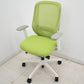 【中古】オカムラ　シルフィー　ハイバック　可動肘　ランバーサポート　バックカーブアジャスト　前傾機能　ライムグリーン　2025121705【中古オフィス家具】