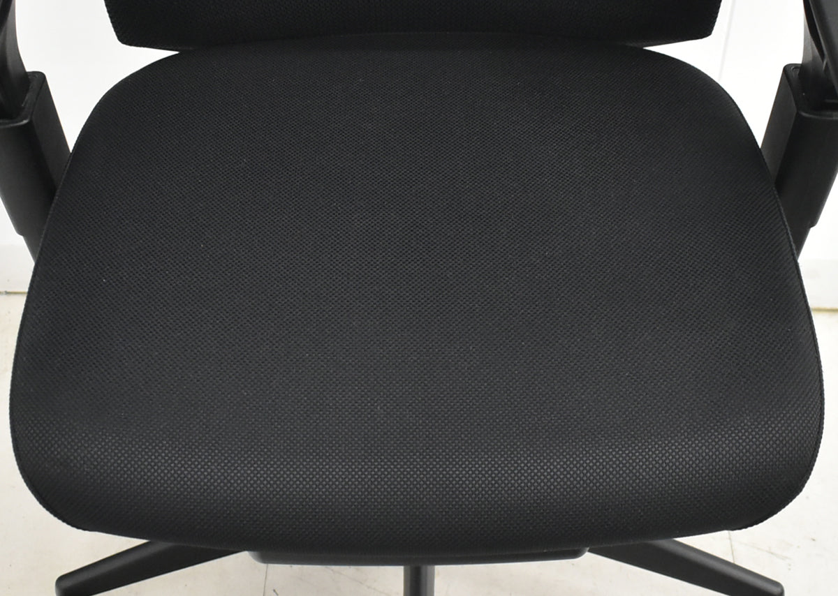 【中古】コクヨ　ベゼル　可動肘　ウェーブモーションサポート　 ブラック　2025121803【中古オフィス家具】