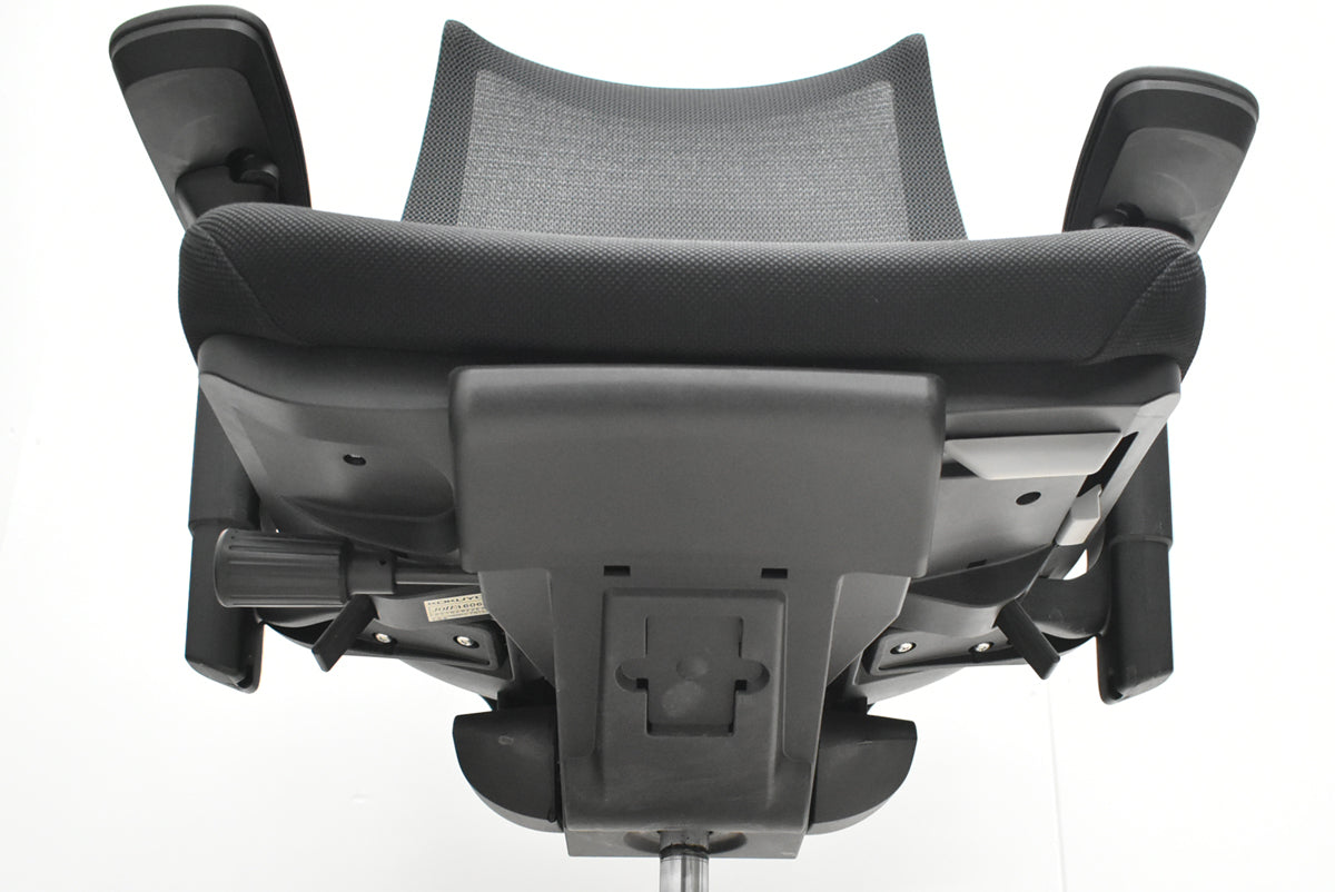 【中古】コクヨ　ベゼル　可動肘　ウェーブモーションサポート　 ブラック　2025121803【中古オフィス家具】