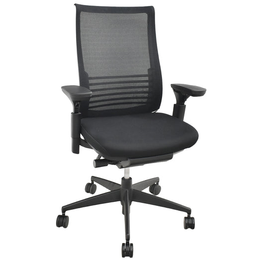 【中古】コクヨ　ベゼル　可動肘　ウェーブモーションサポート　 ブラック　2025121803【中古オフィス家具】