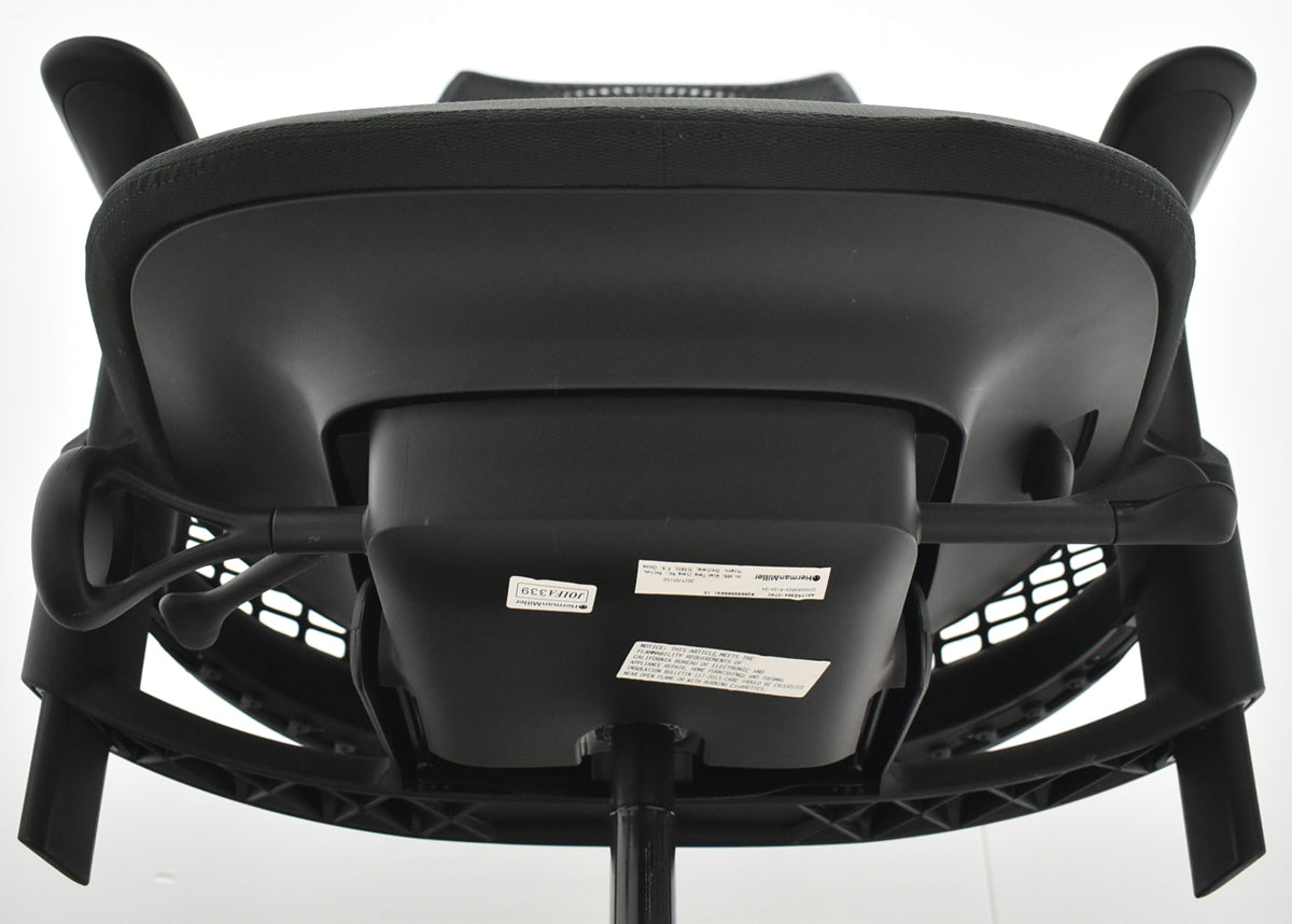 【中古】ハーマンミラー　セイルチェア　可動肘　前傾機能　2017年製　オリーブ　2025121806【中古オフィス家具】