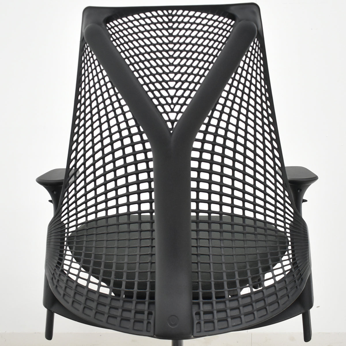 【中古】ハーマンミラー　セイルチェア　可動肘　前傾機能　2017年製　オリーブ　2025121806【中古オフィス家具】