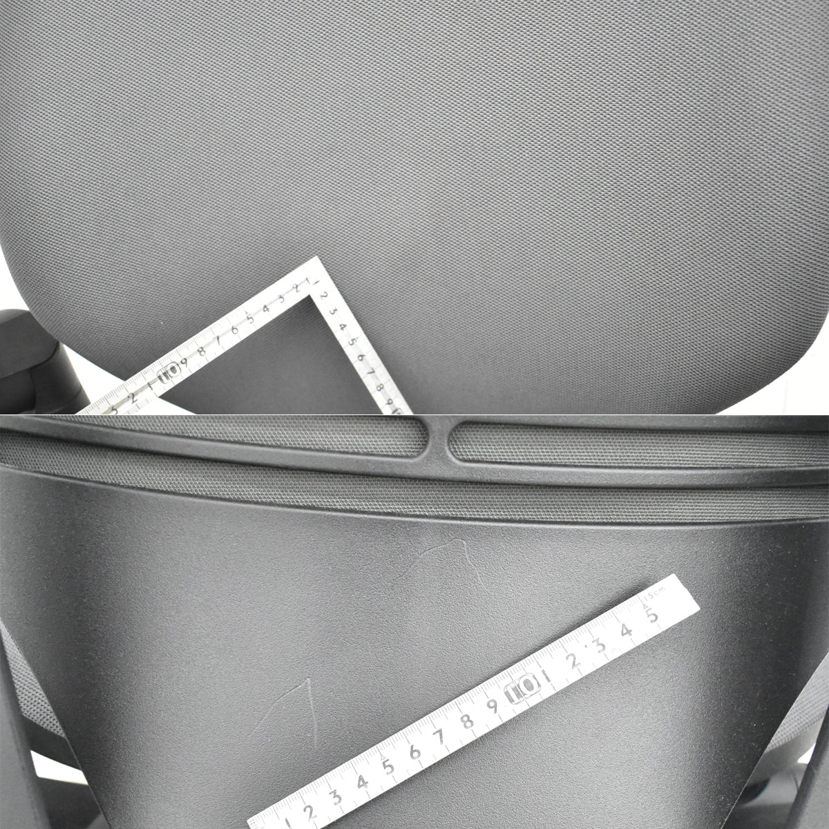 【中古】スチールケース　Gesture　ジェスチャー　可動肘　グレー　2025121901【中古オフィス家具】