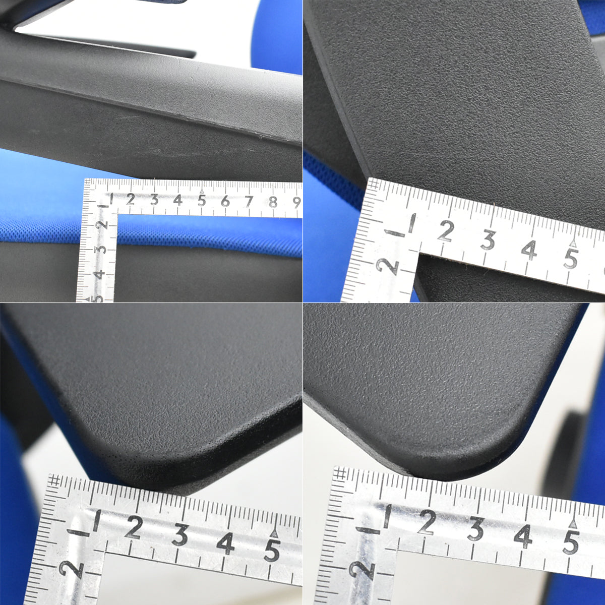 【中古】スチールケース　Gesture　ジェスチャー　可動肘　ブルー　2025121902【中古オフィス家具】