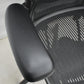 【中古】ハーマンミラー　アーロンチェア　スタンダード　Ｂサイズ　ランバーサポート　昇降ガス新品交換済　ブラック　2025122001【中古オフィス家具】