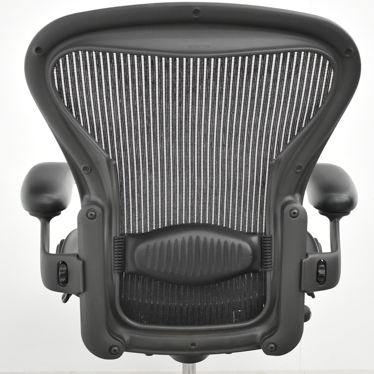 【中古】ハーマンミラー　アーロンチェア　Aサイズ　フル装備　ランバーサポート　ブラック　2025122205【中古オフィス家具】