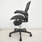 【中古】ハーマンミラー　アーロンチェア　Aサイズ　フル装備　ランバーサポート　ブラック　2025122301【中古オフィス家具】