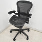 【中古】ハーマンミラー　アーロンチェア　Aサイズ　フル装備　ランバーサポート　ブラック　2025122303【中古オフィス家具】