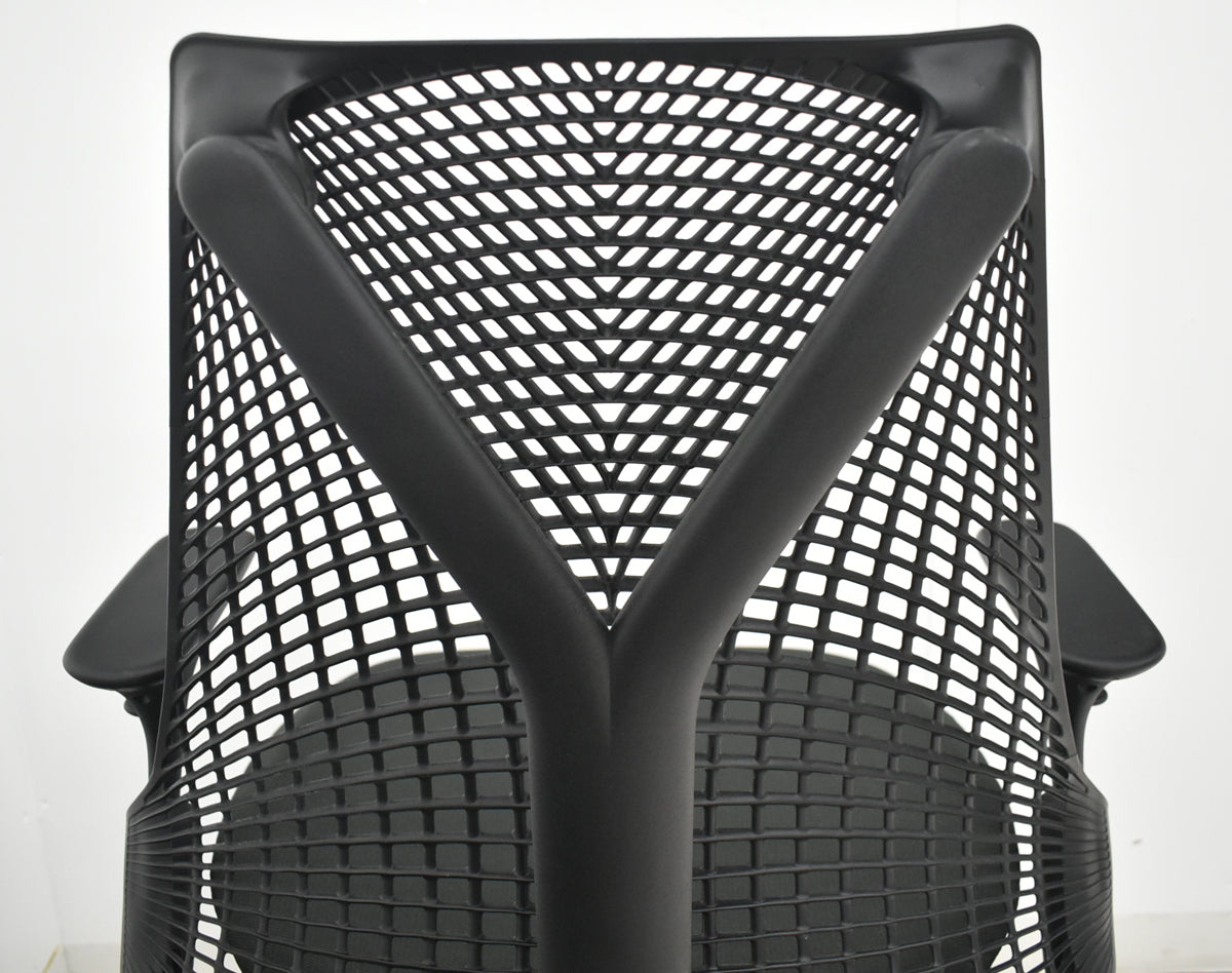 【中古】ハーマンミラー　セイルチェア　可動肘　前傾機能　2019年製　オリーブ　2025122501【中古オフィス家具】