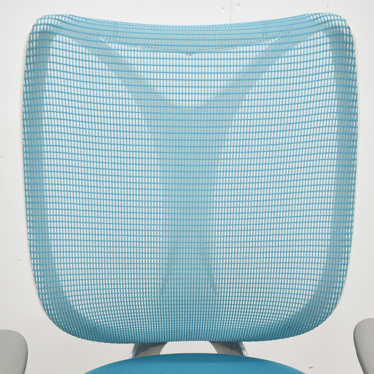 【中古】オカムラ　サブリナ　スマートオペレーション　可動肘　ポリッシュ　ブルーグリーン　2025122901【中古オフィス家具】