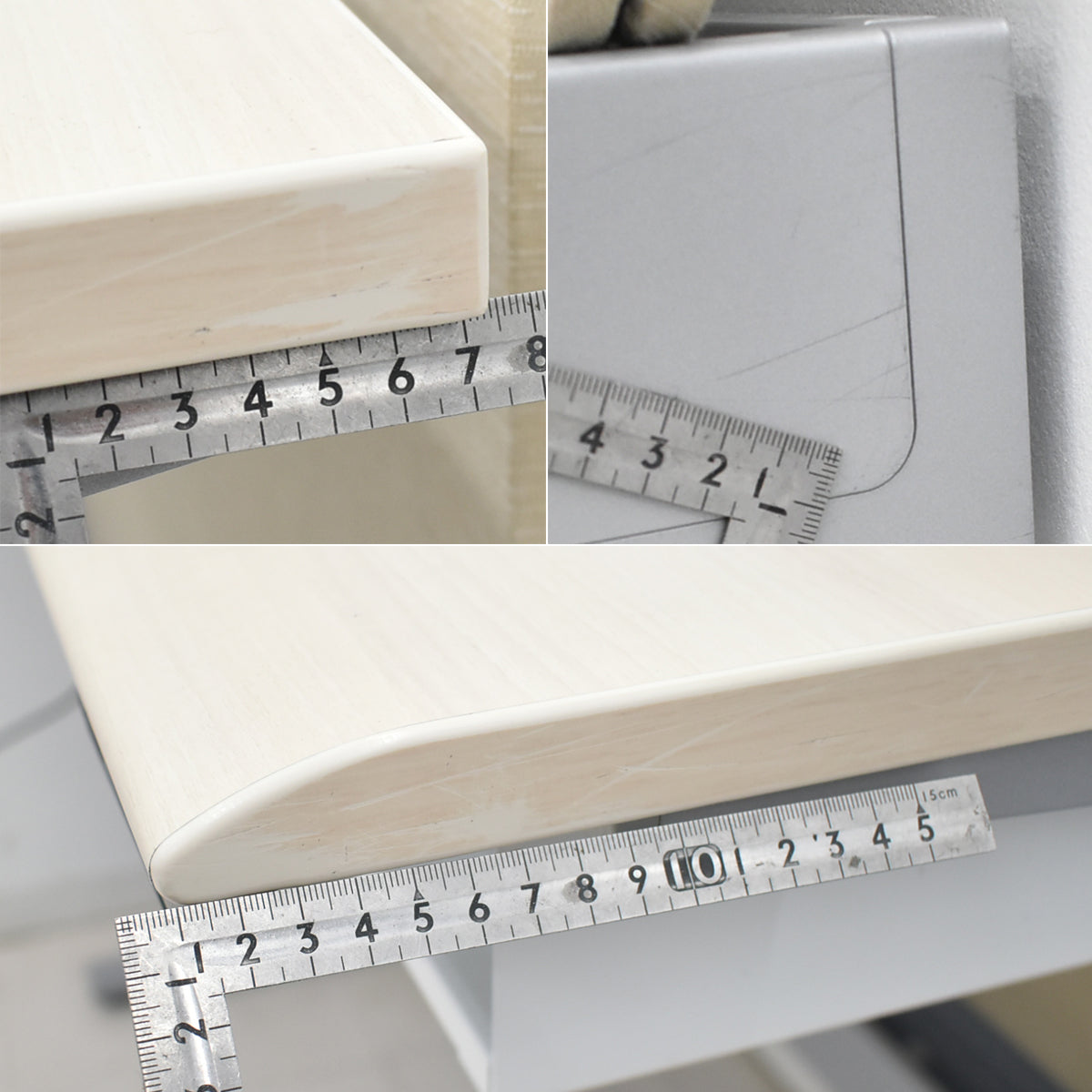 【中古】オカムラ　スイフト　電動昇降デスク　デスクトップパネル付　ボタンタイプ（インジケーター、メモリー機能付）スムースフォルムエッジ　幅1550　2025122902【中古オフィス家具】