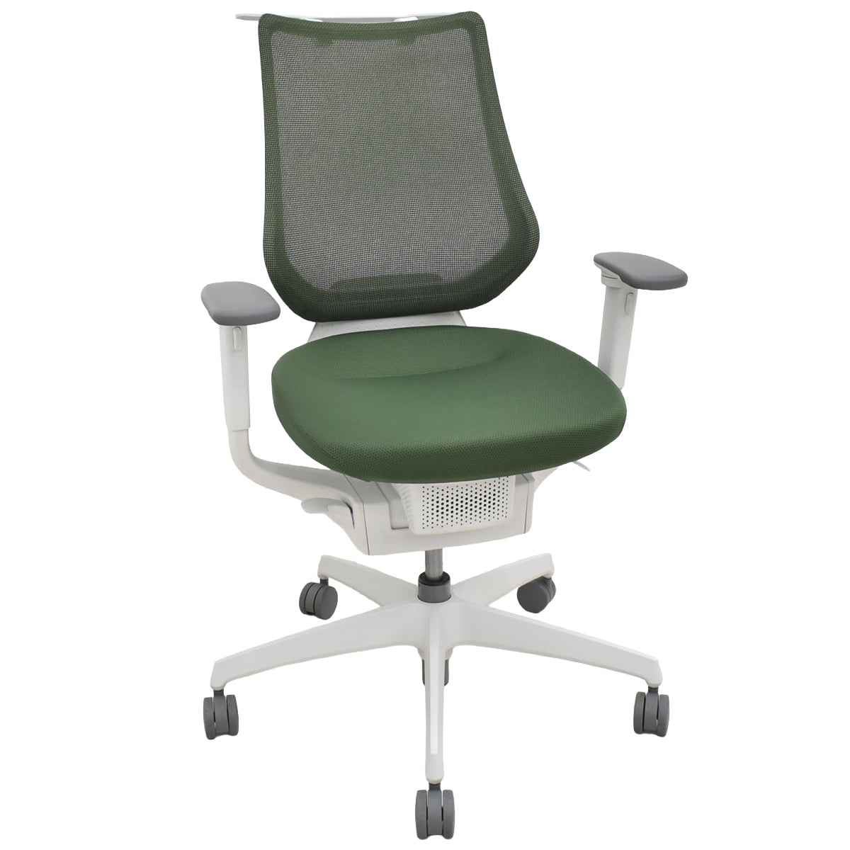 【中古】コクヨ　イング　可動肘　バーチカルタイプ　ハンガー　2020年製　グリーン　2026010602【中古オフィス家具】