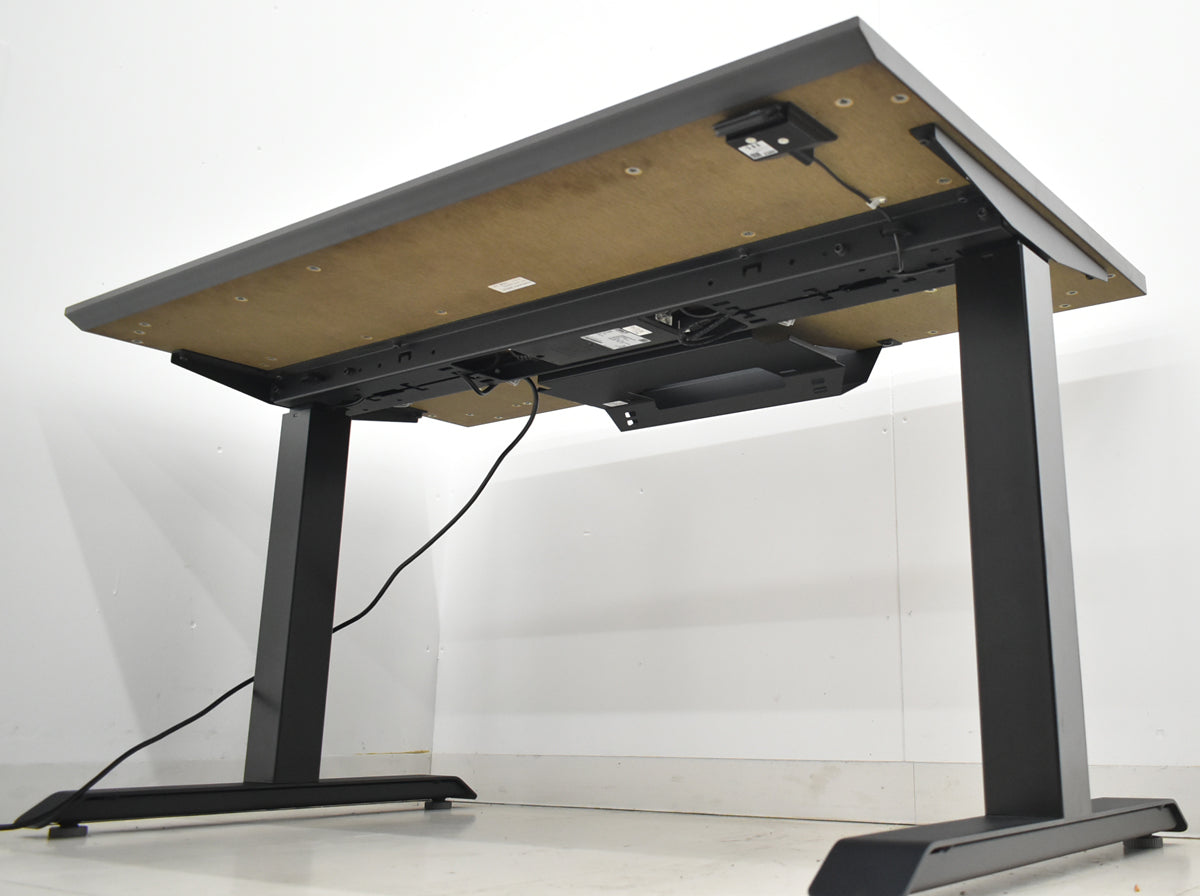 【中古】コクヨ　シークエンス　電動昇降デスク　ベーシックレバータイプ　船底天板　2021年製　幅1150　2026010802【中古オフィス家具】