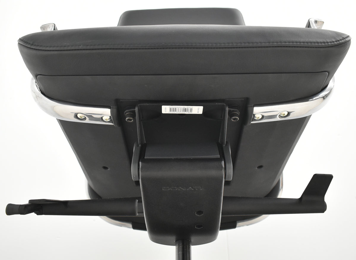 【中古】オカムラ　フィルメ　エクストラハイバック　エグゼクティブチェア　固定肘　ポリッシュ　ブラック　2026010804【中古オフィス家具】