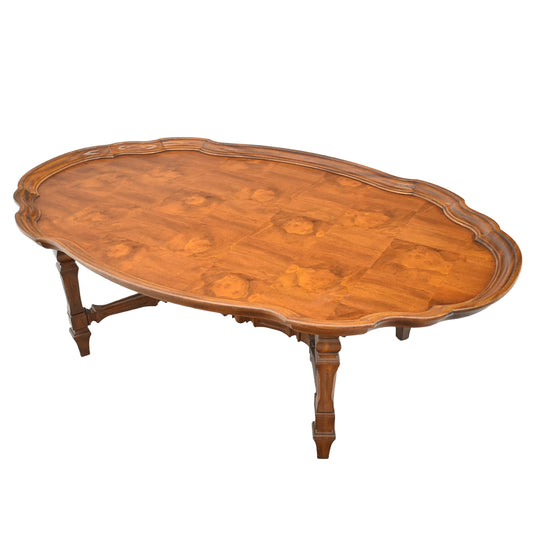 【中古】ドレクセルヘリテイジ　キャメオクラシックス　センターテーブル　カクテルテーブル　幅1345　木製　2026011502【中古オフィス家具】