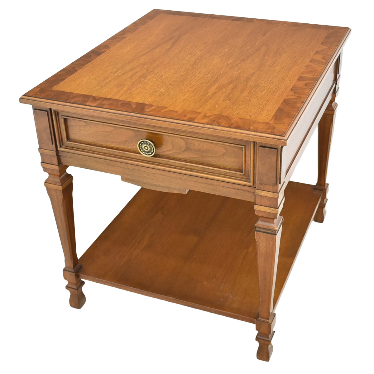 【中古】ドレクセルヘリテイジ　フランチェスカ　エンドテーブル　サイドテーブル　幅590　木製　2026011503【中古オフィス家具】